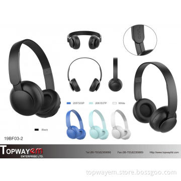 Adjustable Bluetooth On-ear Headphone Light weight headset